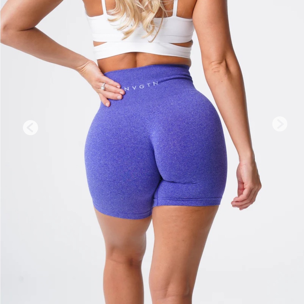 NVGTN Electric Blue Pro Seamless Shorts